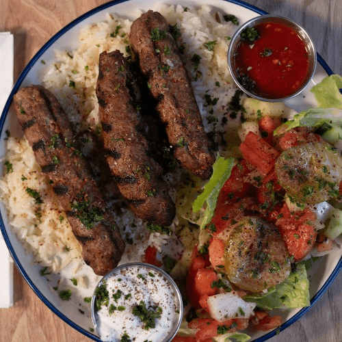 Kofte Kebab Plate
