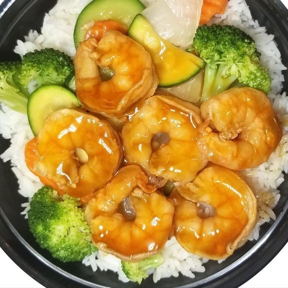L3. Shrimp Teriyaki Bowl.