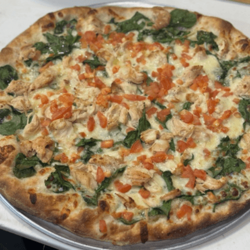 Chicken Florentine Pizza