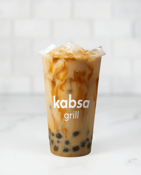 Caramel crush milk tea.