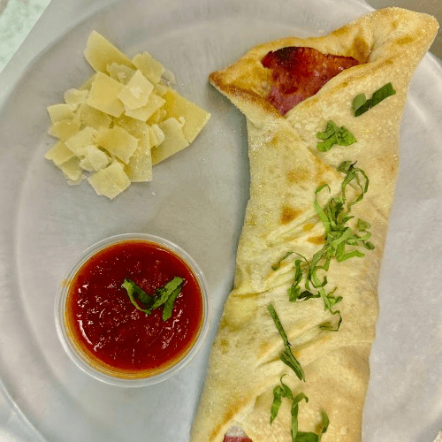 Stromboli- Sausage, Peppers & Onions