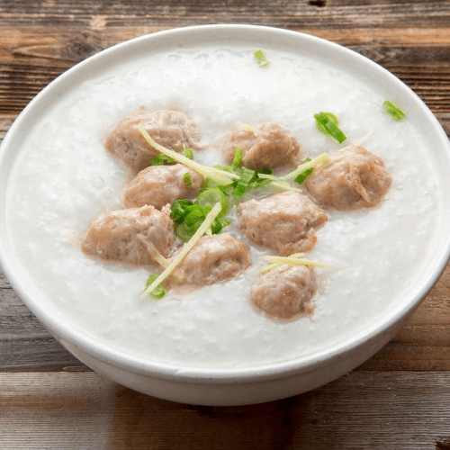 C60 Special Meatball Congee  秘製肉丸粥.