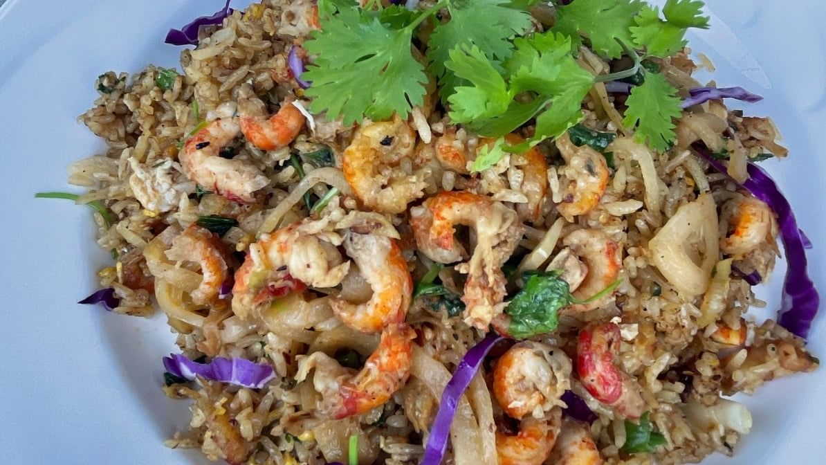 49. Cajun Crawfish Fried Rice.
