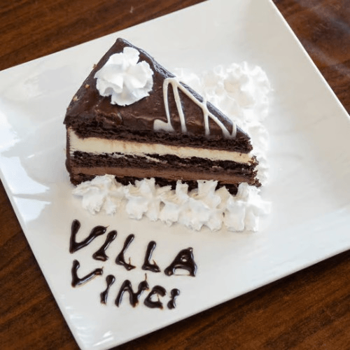 Chocolate Mousse Cake.