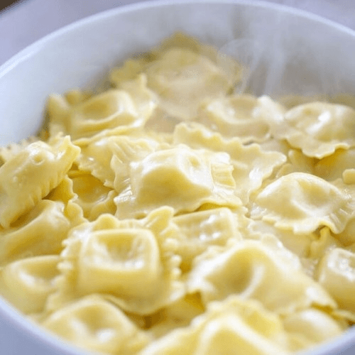 Kid's Cheese Ravioli with Butter