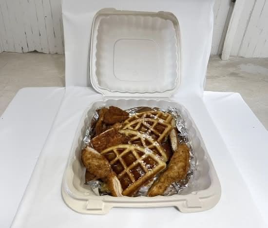 Waffles N Chicken Fingers.