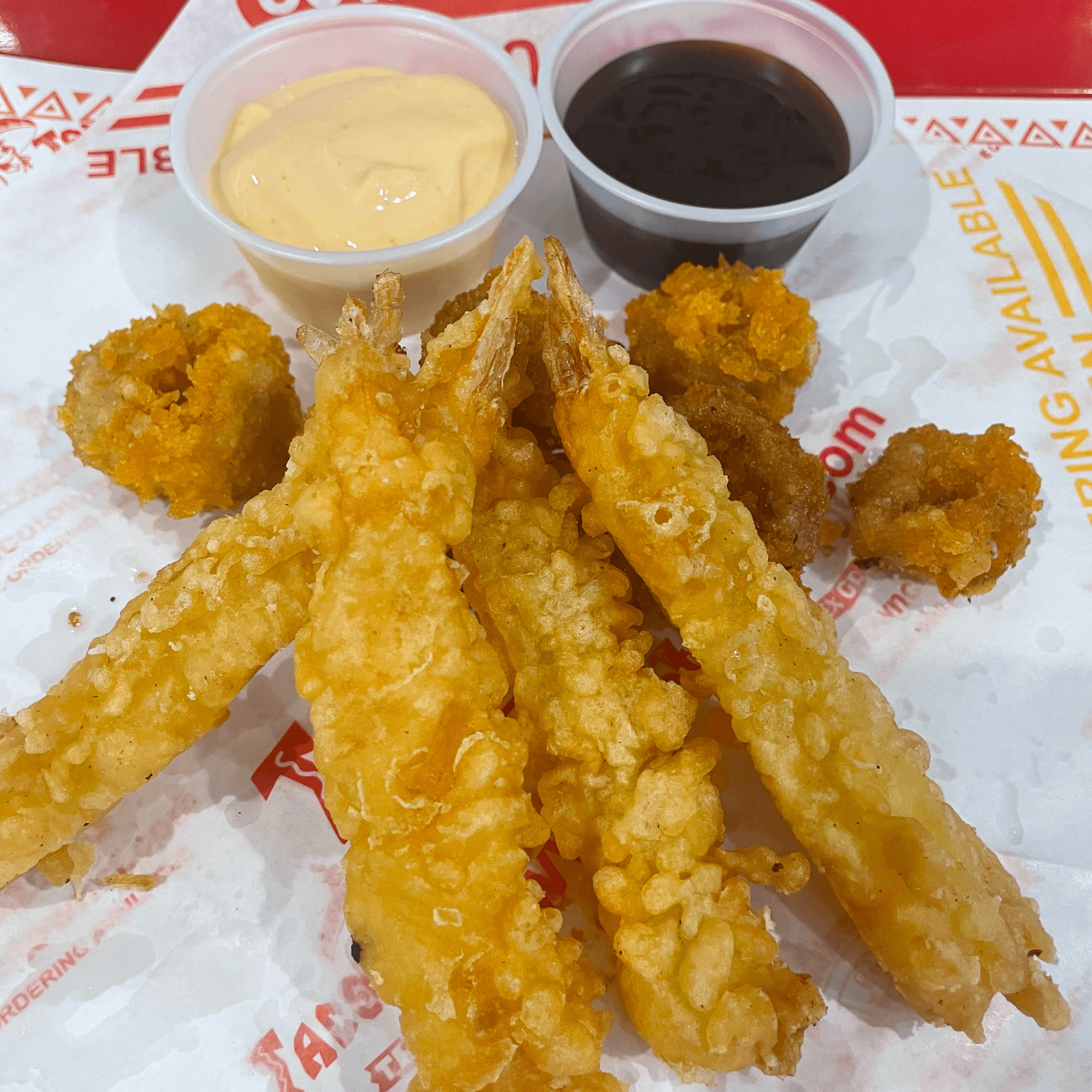 Fries shrimps and calamaris.