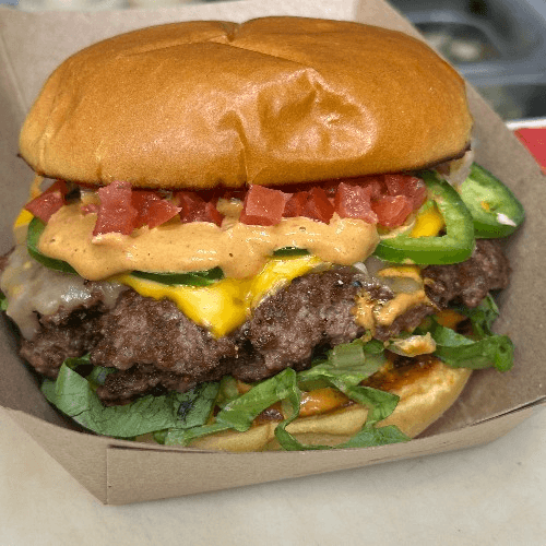 Johnny Blaze Smashburger Combo.