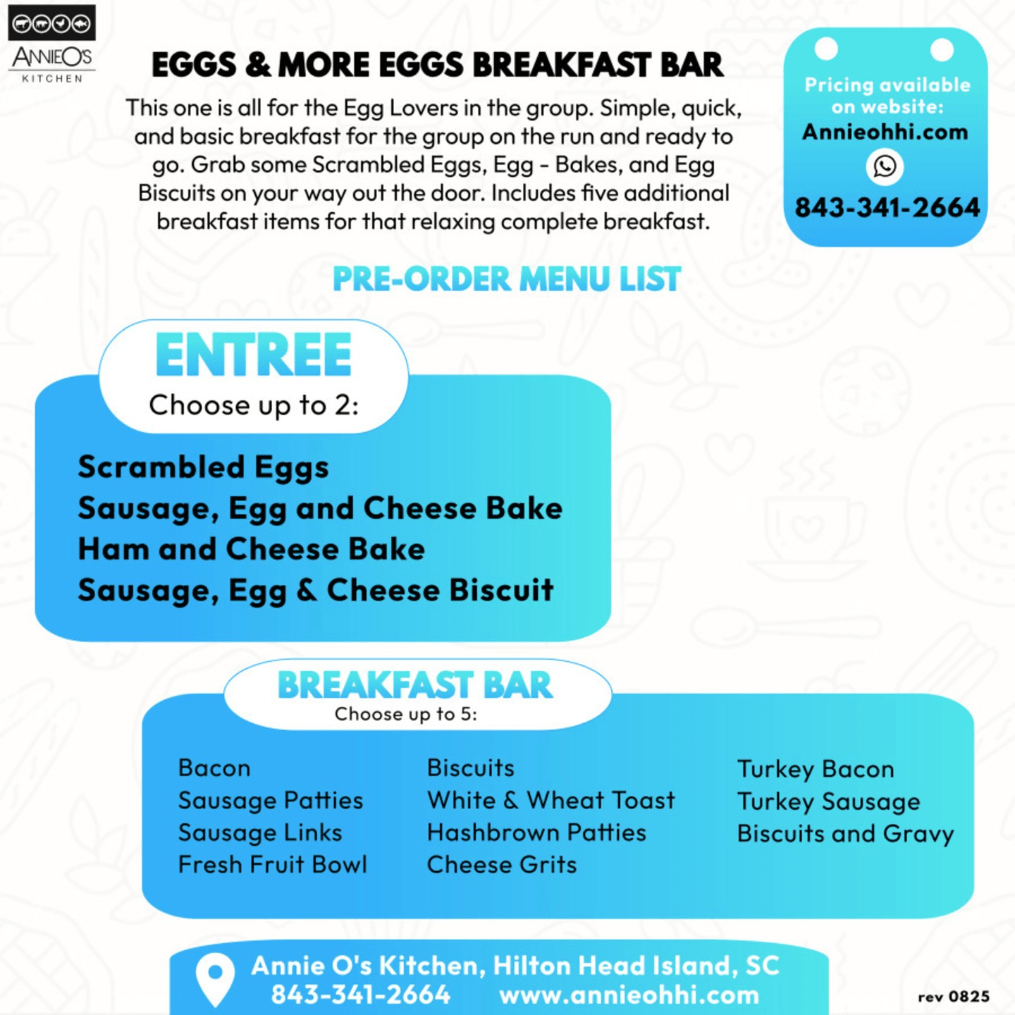 Eggs & More Eggs Breakfast Bar Package