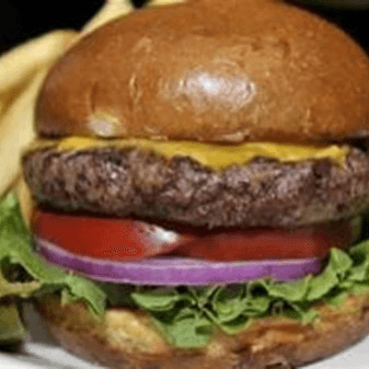 Absolutely Delicious Angus Burger.