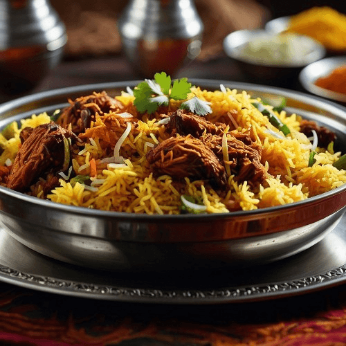 Goat Biryani.