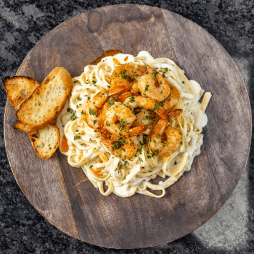 Fettuccine Alfredo.