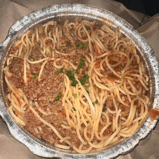 Spaghetti with Meat Sauce.