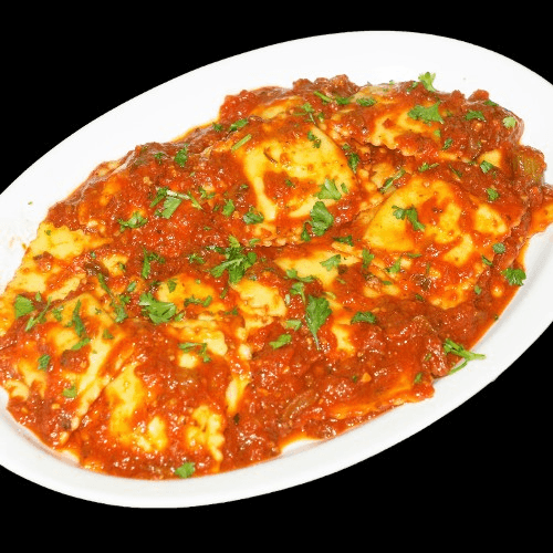 Cheese Ravioli with Marinara Sauce Pasta