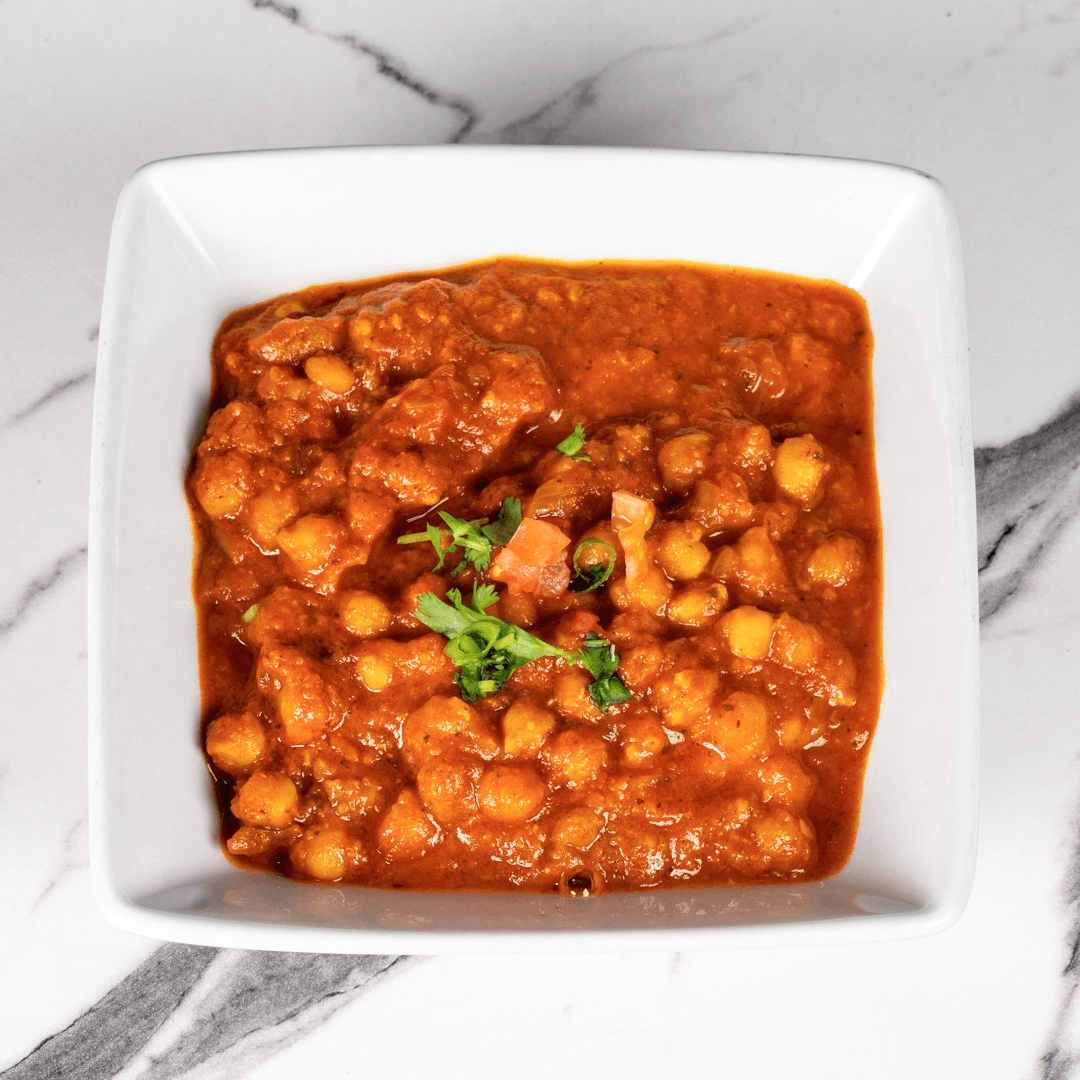 Chana Masala Curry.
