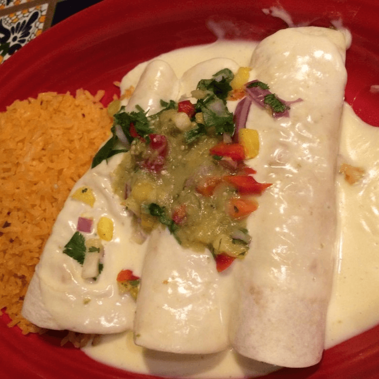 Enchiladas Suizas.