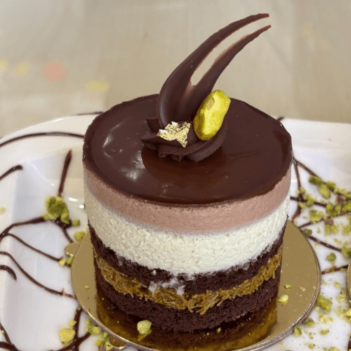 Dubai Chocolate Mousse Tower.