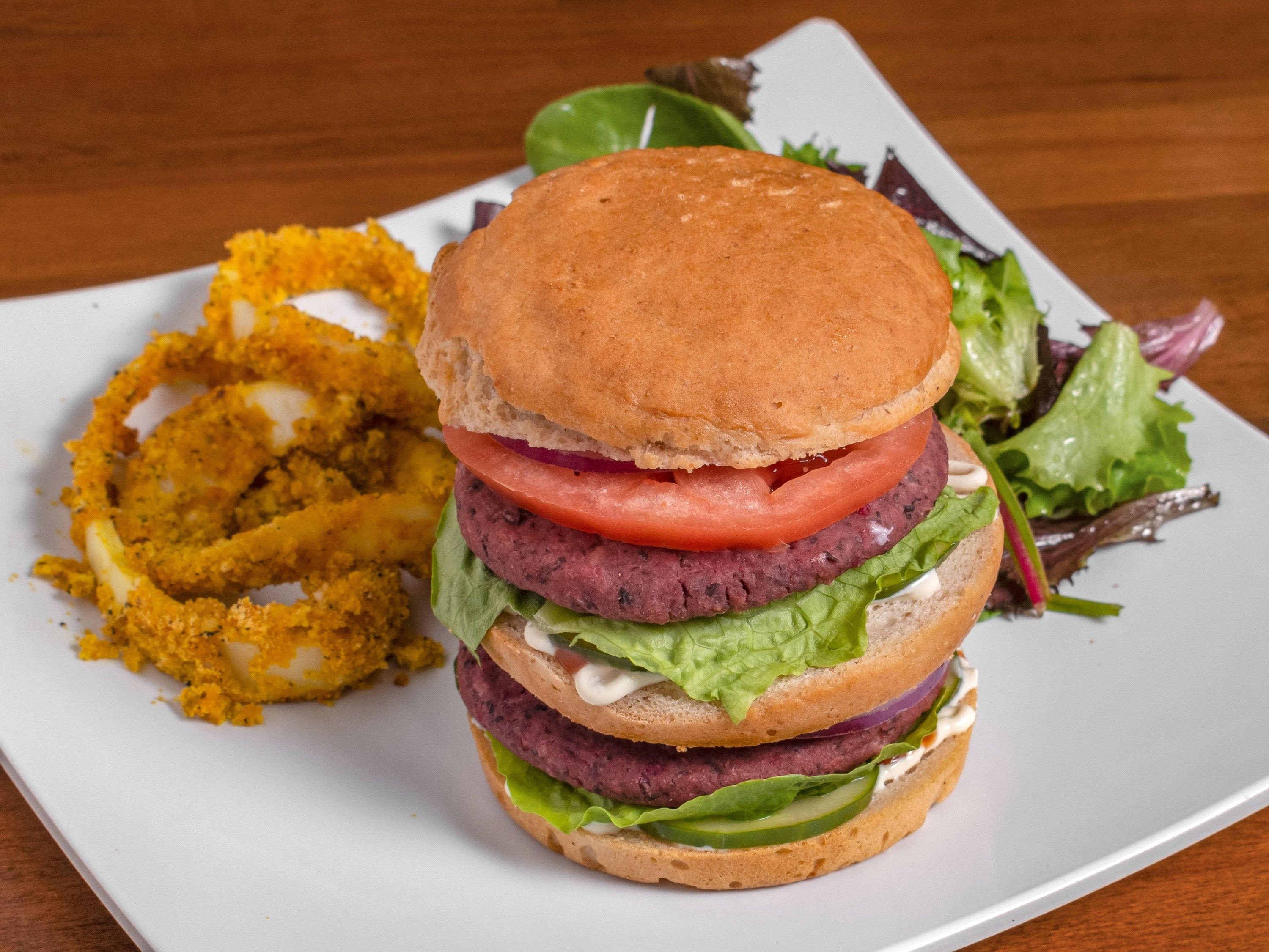 Double Stacked Burger.