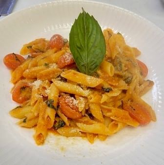Fileto pomodoro pasta.