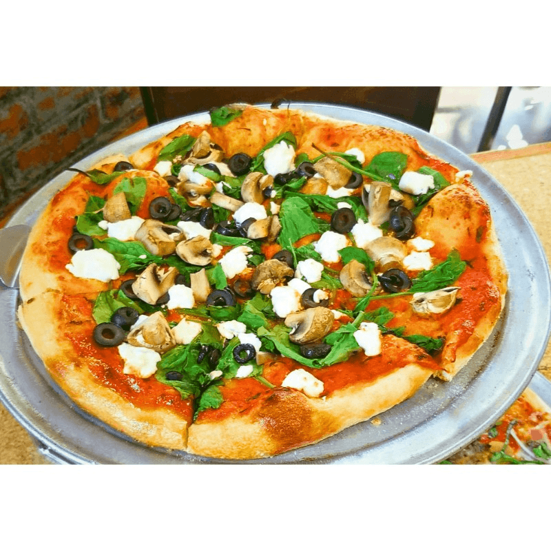 Three Topping Special Pizza.