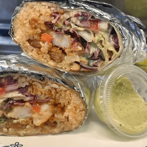 Shrimp Burrito.