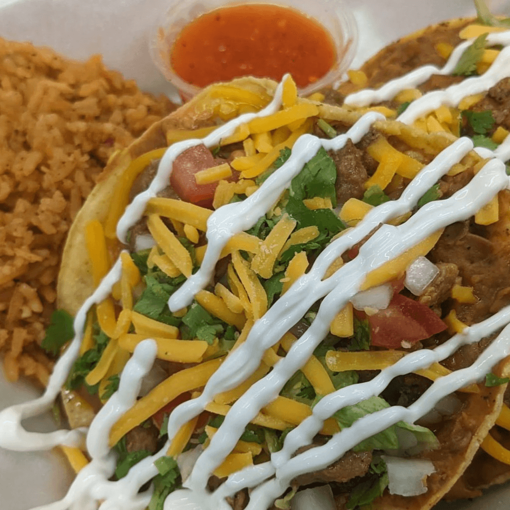 3 Tostadas Plate with Sides.