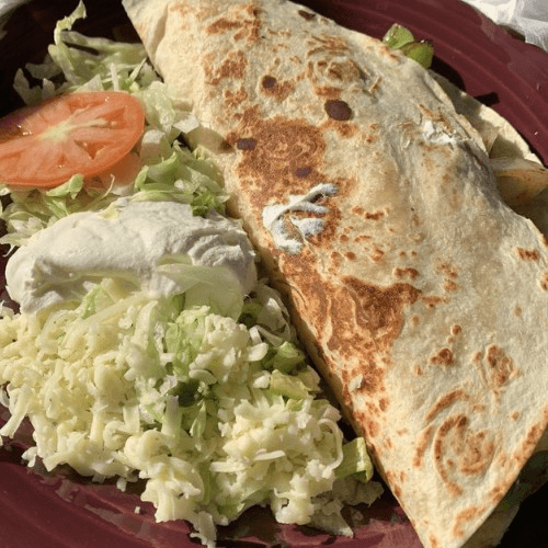 Shrimp Quesadilla.