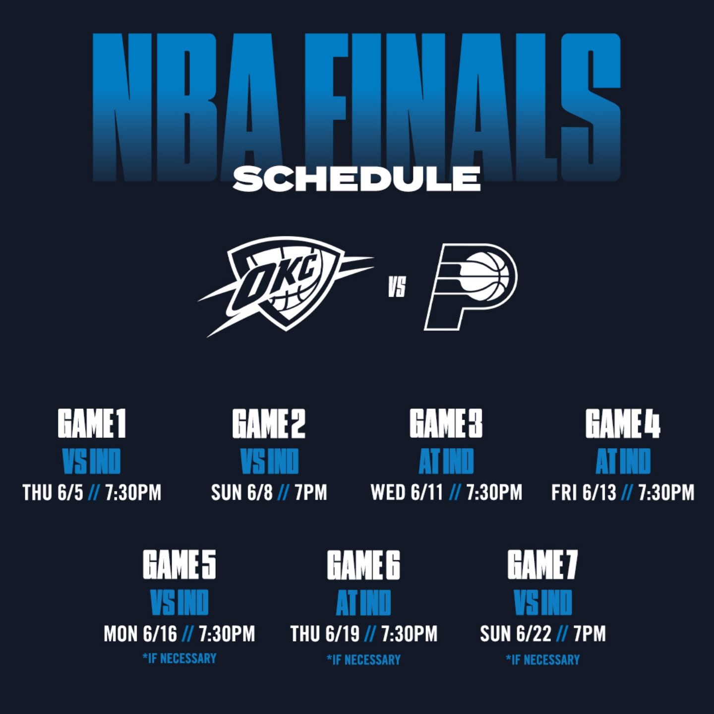 Come watch the OKC Thunder in the NBA Finals!
