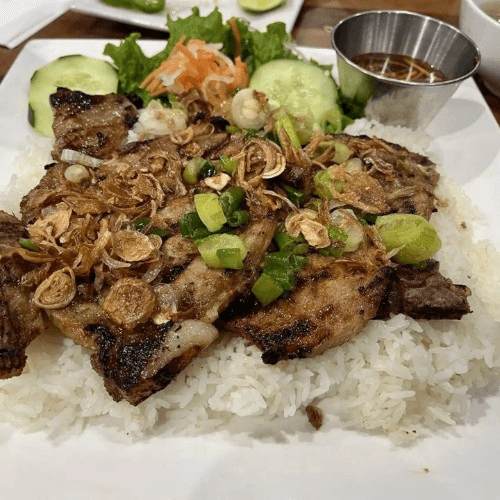 G2.  Grilled pork chop.