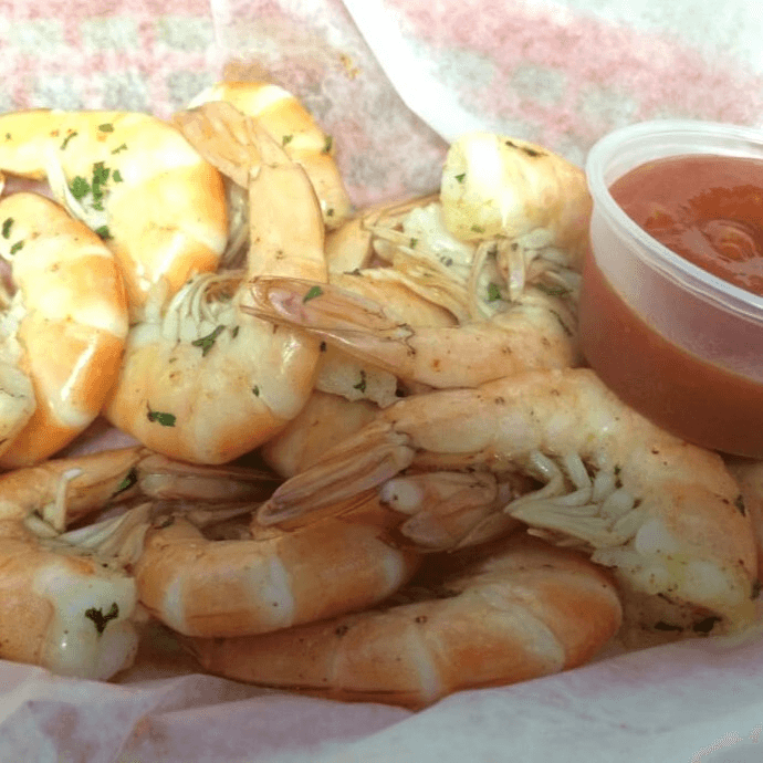 Steamed Shrimp Basket.