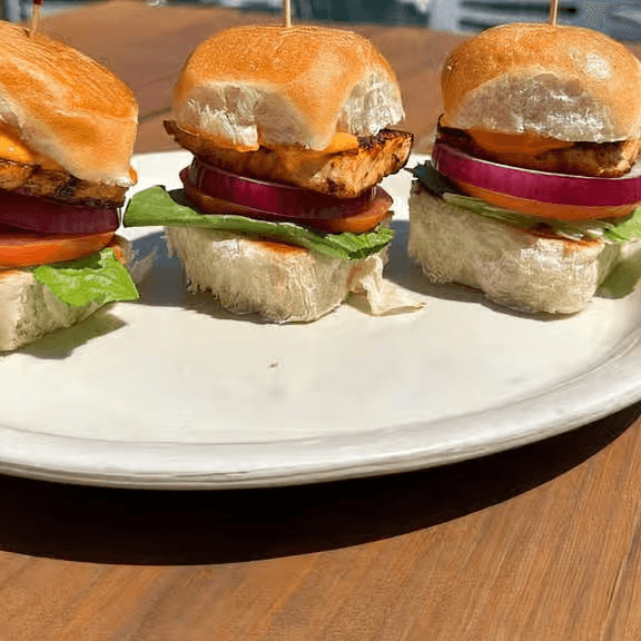 Salmon Sliders.