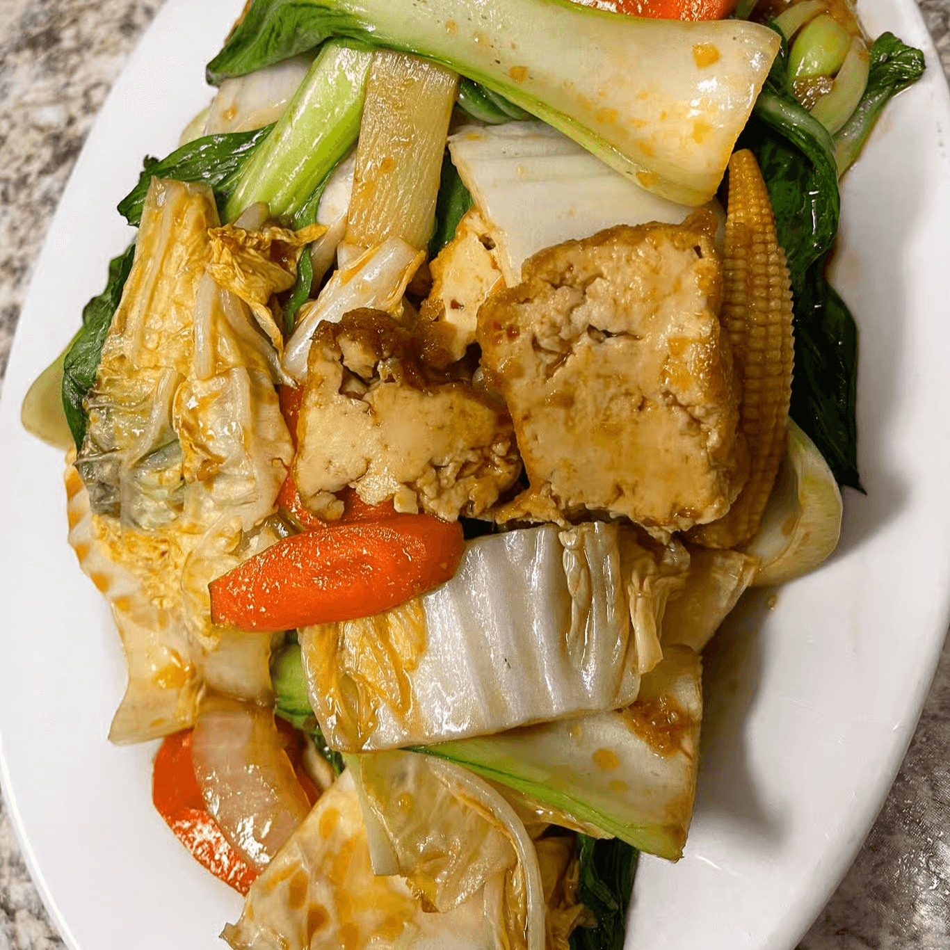 83. Hủ Tiếu Xào Chay - Stir Fry With Rice Noodles & Tofu.