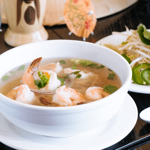 Shrimp Noodle Soup.