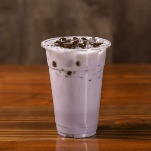 Taro Iced Milk Tea.