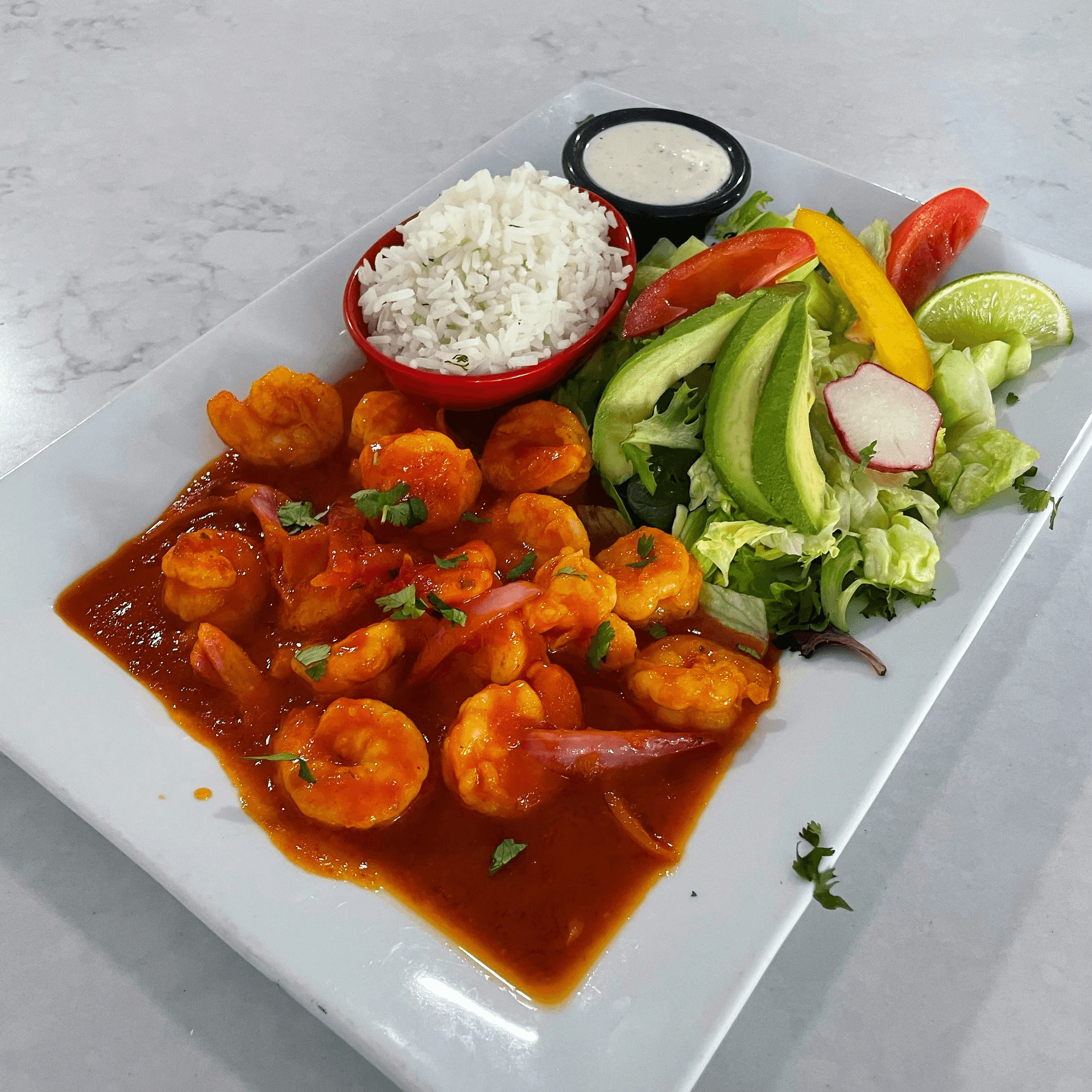 Camarones A La Diabla Special.