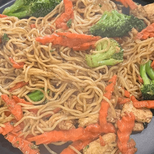Chicken Pan Fried Noodles