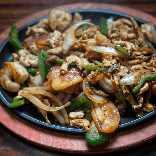 Chicken & Shrimp Fajita.