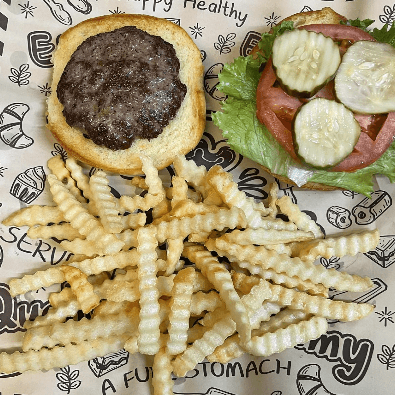 Kids Hamburger (NO CHEESE).