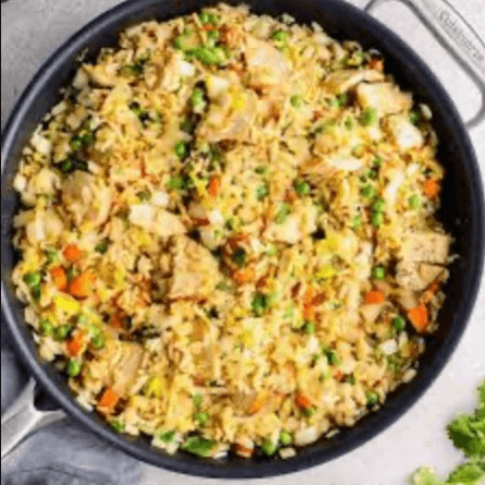 Chicken Egg Fried Rice.