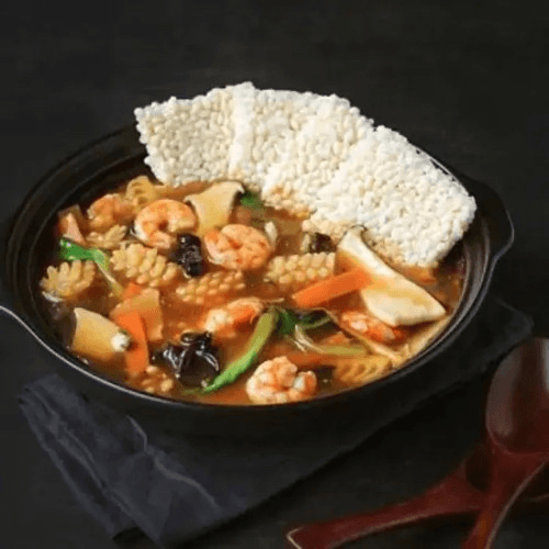 Seafood Rice Stew 삼선누릉지탕.