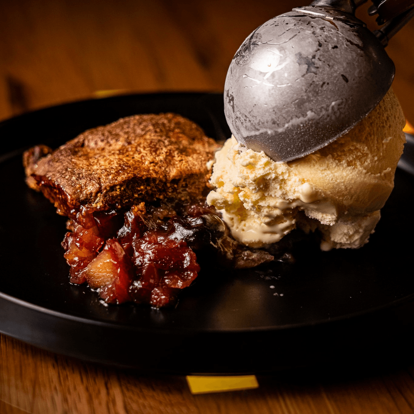 Stone-Ground Fruit Cobbler.