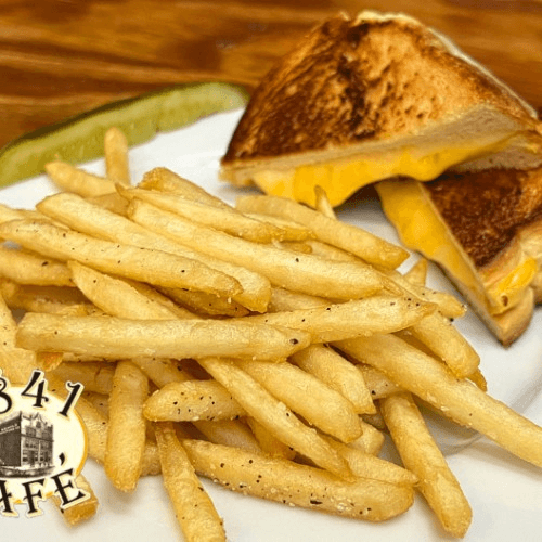 "Dayvault's" 3-Cheese Grilled Cheese Sandwich.