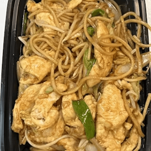 (L) Chicken Lo Mein.