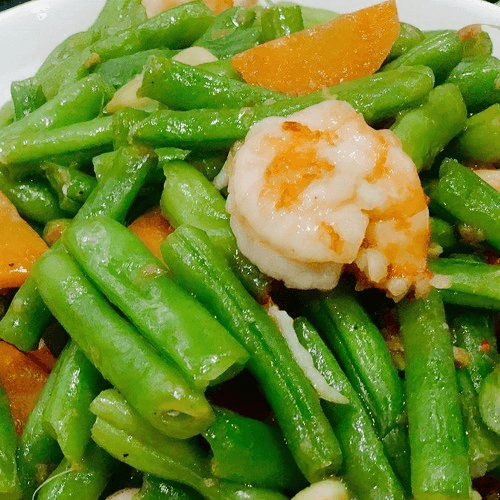 String Bean Prawns 四季豆虾