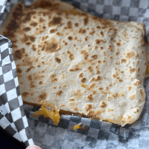 Cheese Quesadilla.