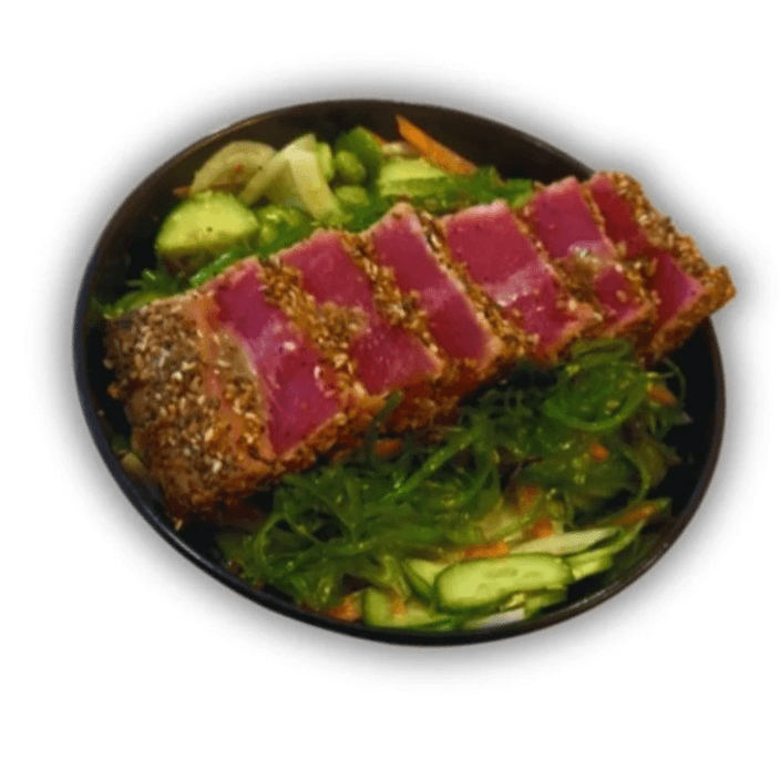 Tuna Tataki Salad Bowl.