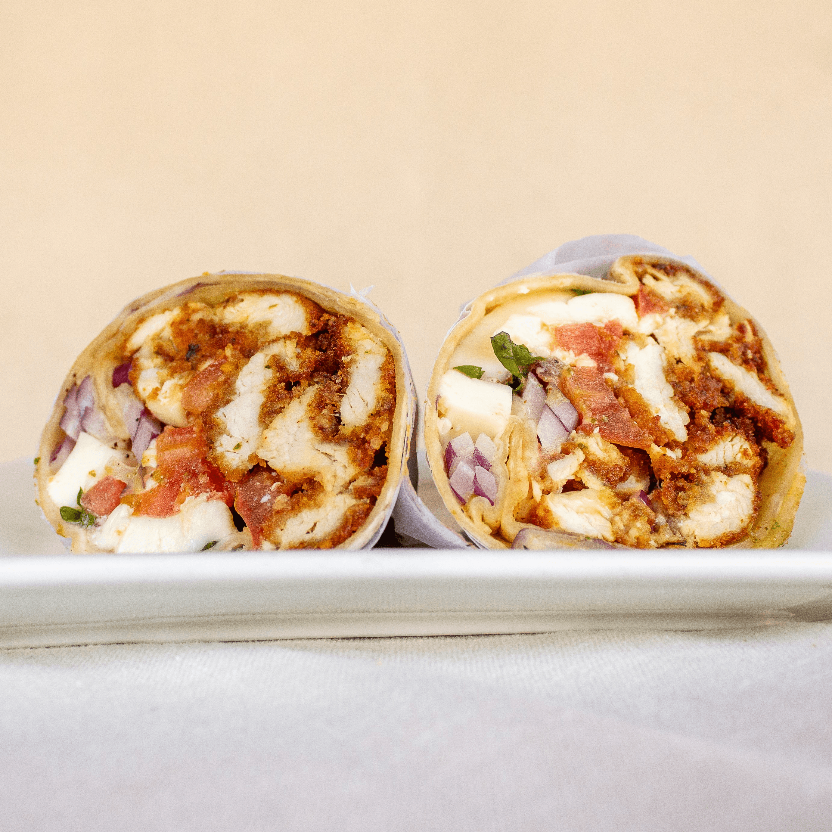 Chicken Caprese Wrap.