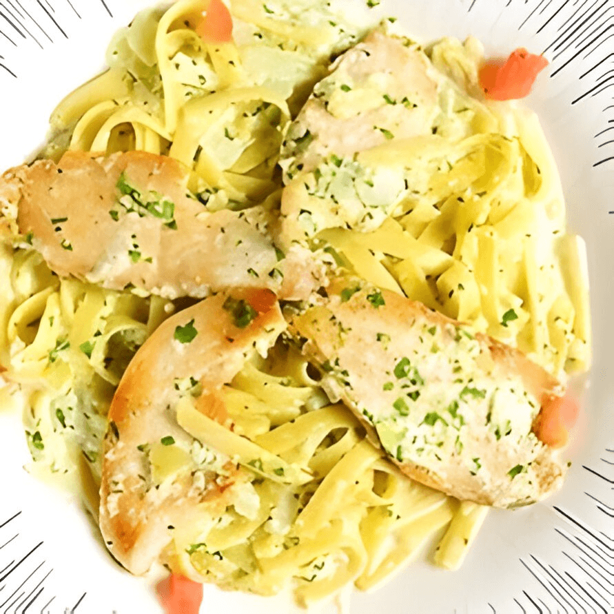 Cajun fettuccine alfredo.