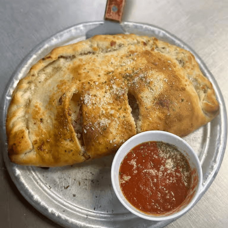 Italian Beef Calzone.