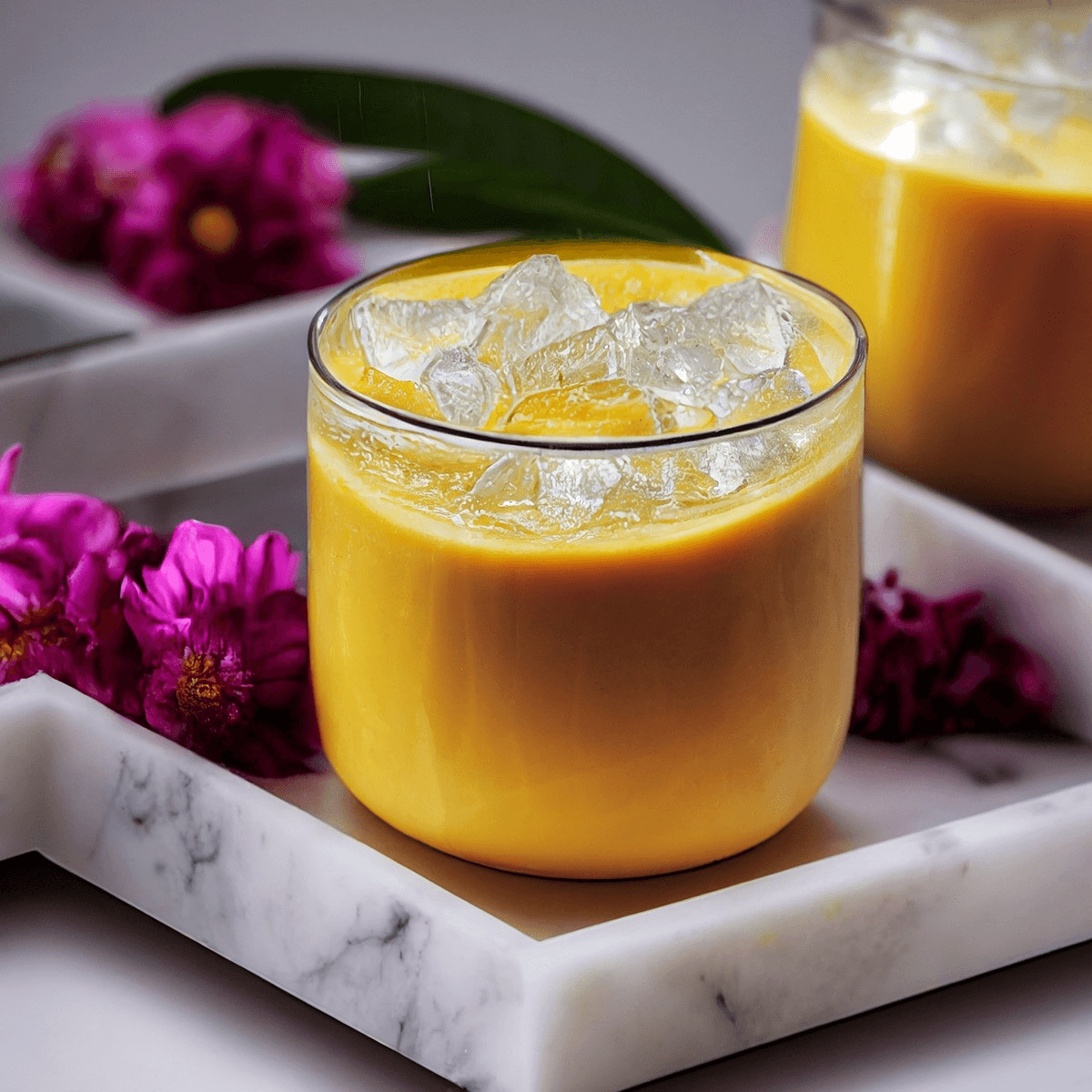 Mango lassi.